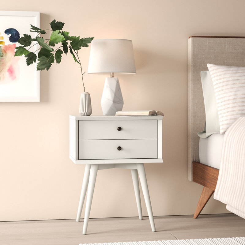 AllModern Grady Solid Wood Nightstand & Reviews Wayfair Canada